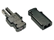 主流のＣ型プラグとコネクタ